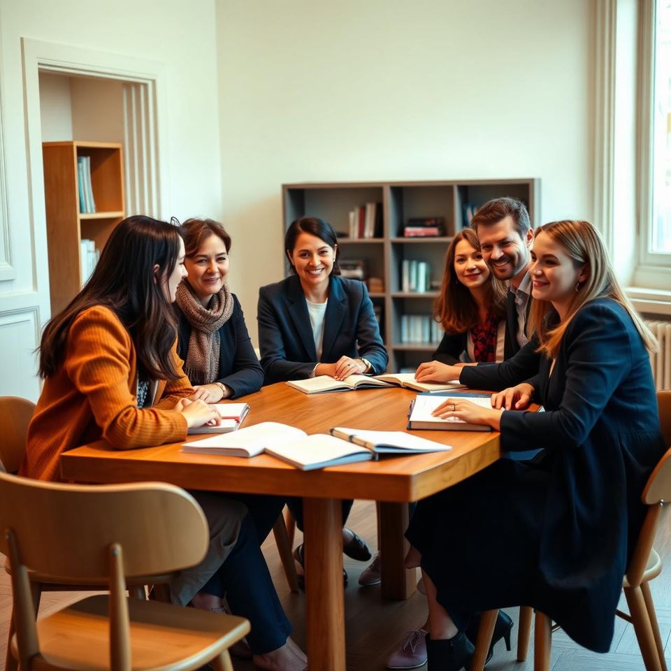 Clase de idiomas en Le Mistral